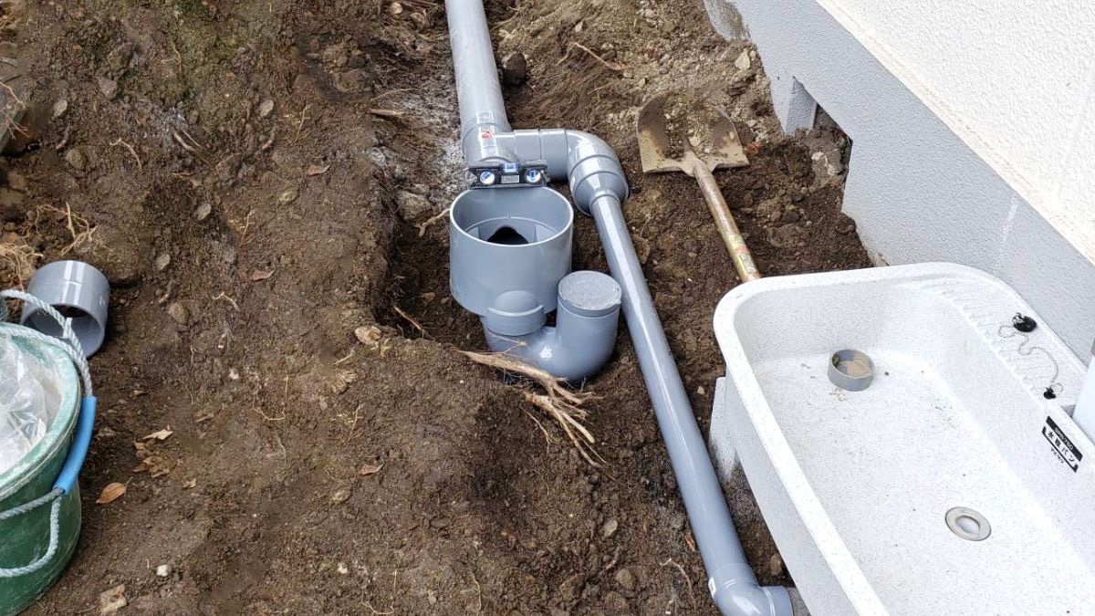 汚水配管工事画像